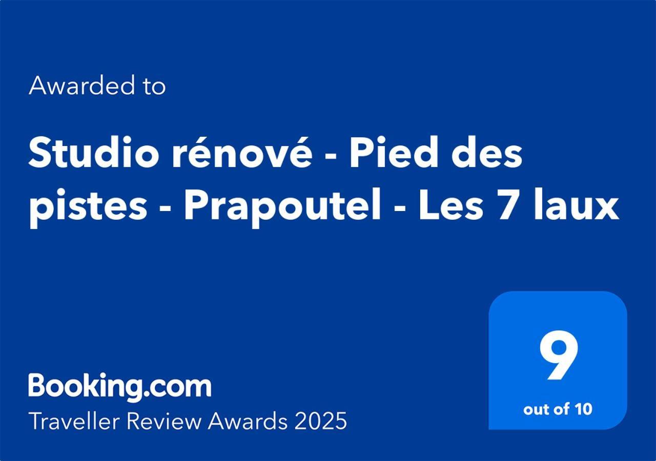 Studio Renove - Pied Des Pistes - Prapoutel - Les 7 Laux Les Adrets 외부 사진